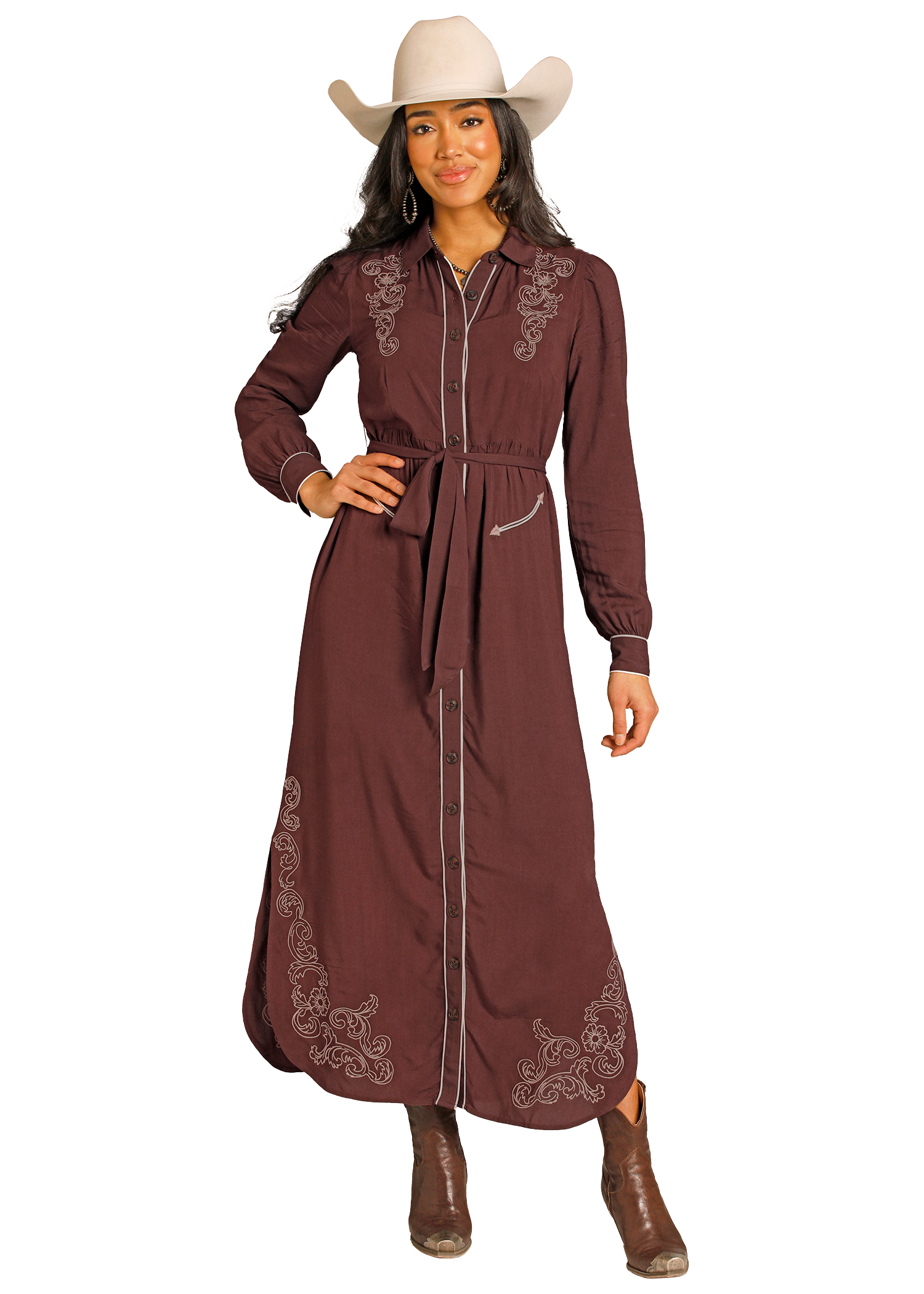 Women's Embroidered Maxi Dress XS Women's Embroidered Maxi Dress XS