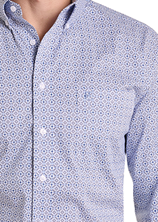 Mens button down shirt detail chest pocket