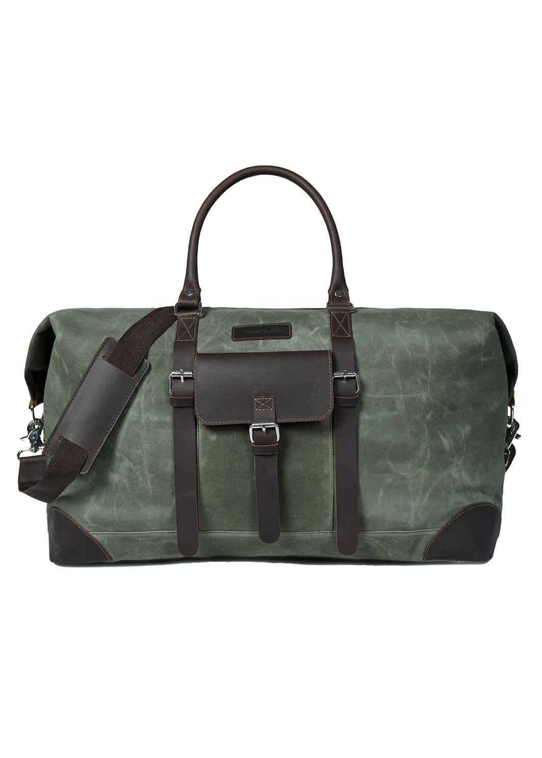 Olive Canvas Duffle Bag | Panhandle Slim