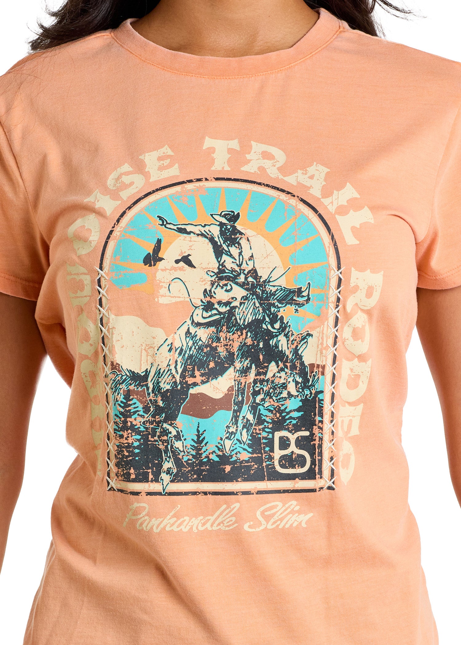 Tee-shirt Manches Longues Orange Femme - Casual Sénas Tee-shirt Manches Longues Orange Femme - Casual Sénas