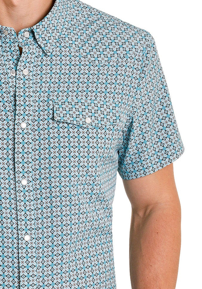 turquoise short sleeve dress shirt Solid Turquoise Blue Mens Short Sleeve Button up Shirts